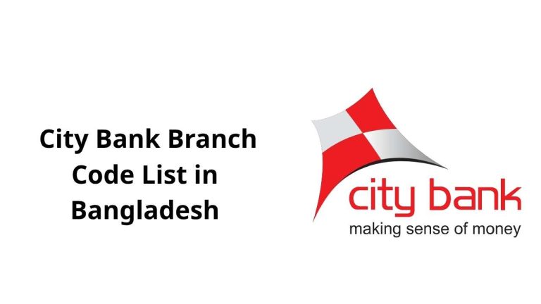 City Bank Branch Code List