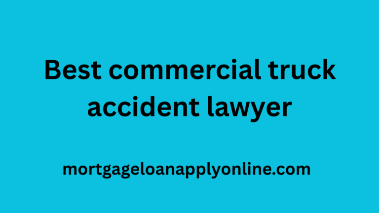 Best commercial truck accident lawyer