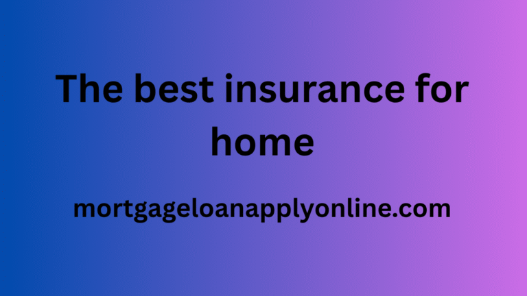 The best insurance for home