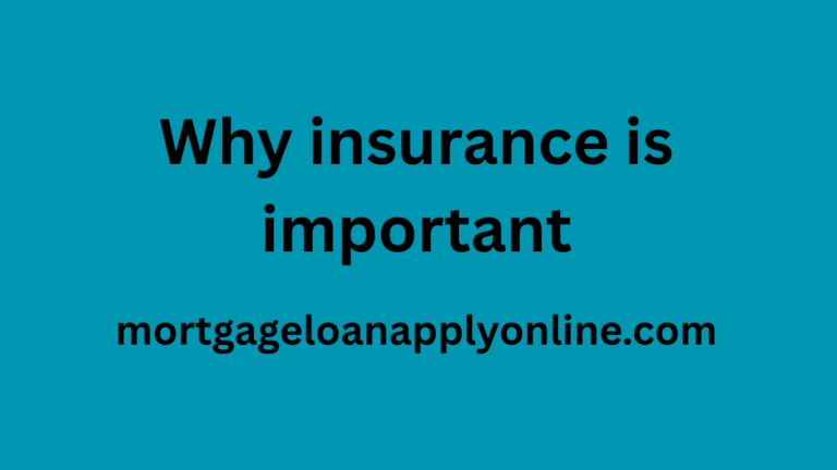 Why insurance is important